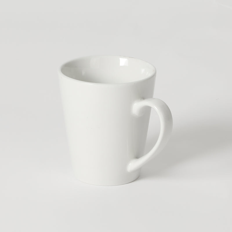 Gibson Home Noble Court 12oz Cup in PDQ - White - Fine Ceramic - PDQ
