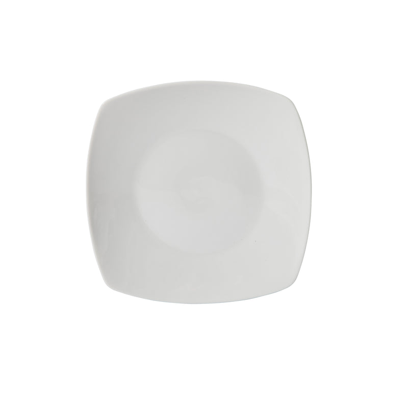 Gibson Home Zen Buffetware 39pc Dinnerware Set - White - Square - Fine Ceramic - Gift Box