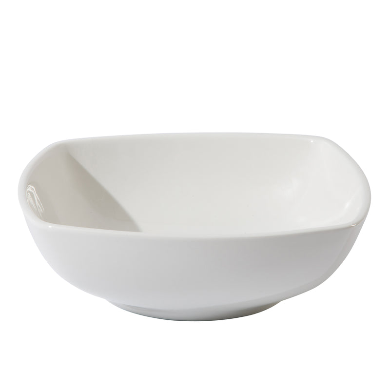 Gibson Home Zen Buffetware 39pc Dinnerware Set - White - Square - Fine Ceramic - Gift Box