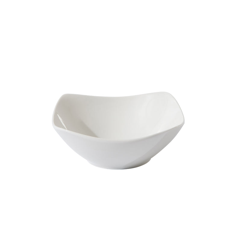 Gibson Home Zen Buffetware 39pc Dinnerware Set - White - Square - Fine Ceramic - Gift Box