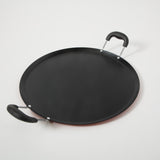 Oster Zadora 14" Non-Stick Steel Comal - Bakelite Wire Handle - Color Label
