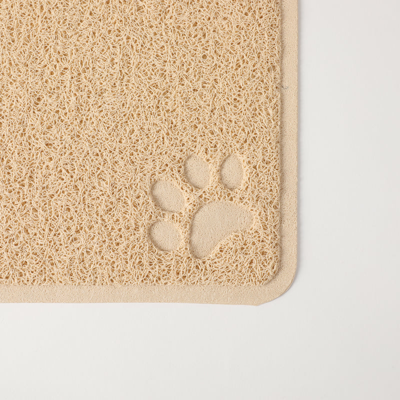 Gibson Home Pet Elements 23.6" Pet Mat - Rect. - 3 Assorted Colors - PVC 480 G - O/S - Hang Tag