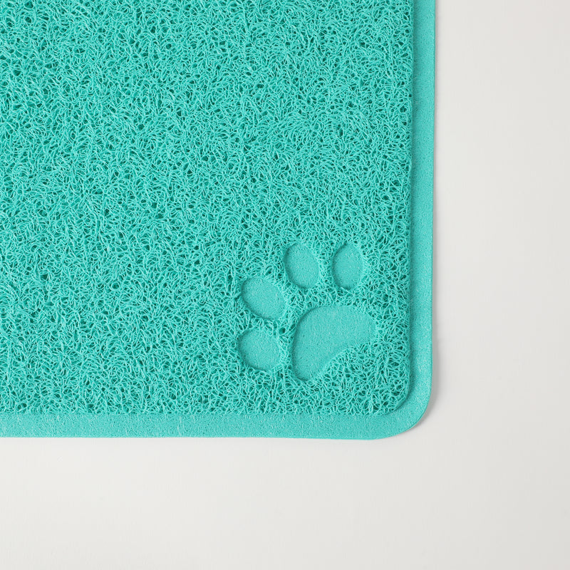 Gibson Home Pet Elements 23.6" Pet Mat - Rect. - 3 Assorted Colors - PVC 480 G - O/S - Hang Tag