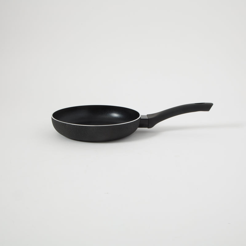 Oster Ashford 8" Aluminum Frying Pan - Black - Nonstick - Textured Exterior - Soft Touch Bakelite Handle - Color Label