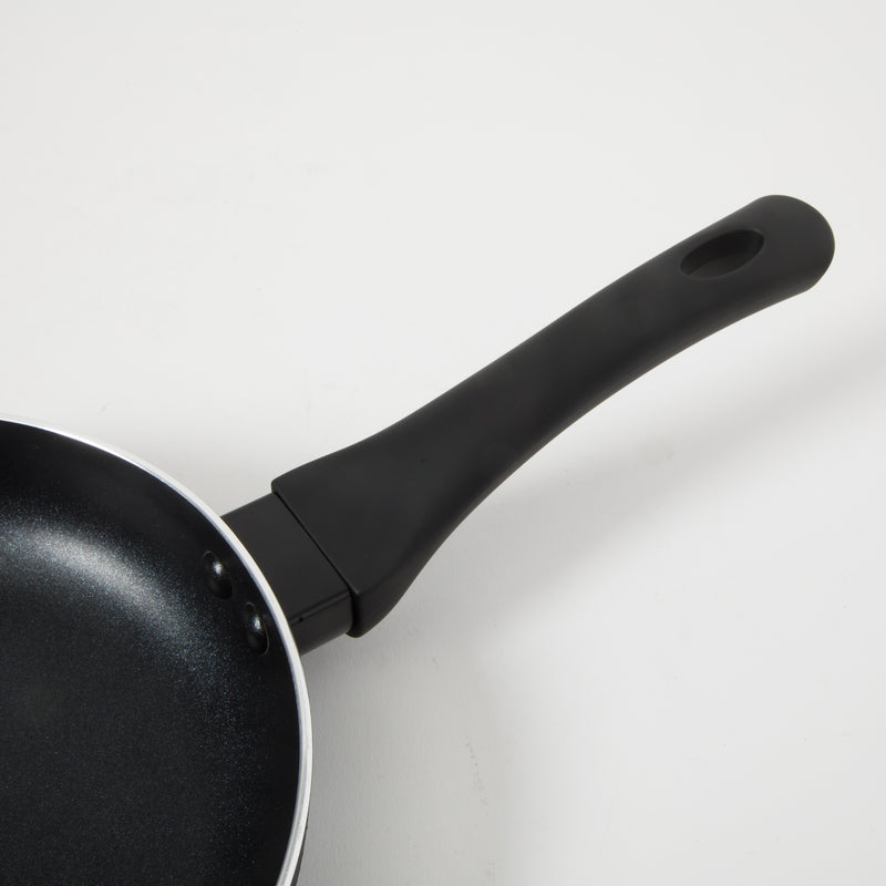 Oster Ashford 8" Aluminum Frying Pan - Black - Nonstick - Textured Exterior - Soft Touch Bakelite Handle - Color Label