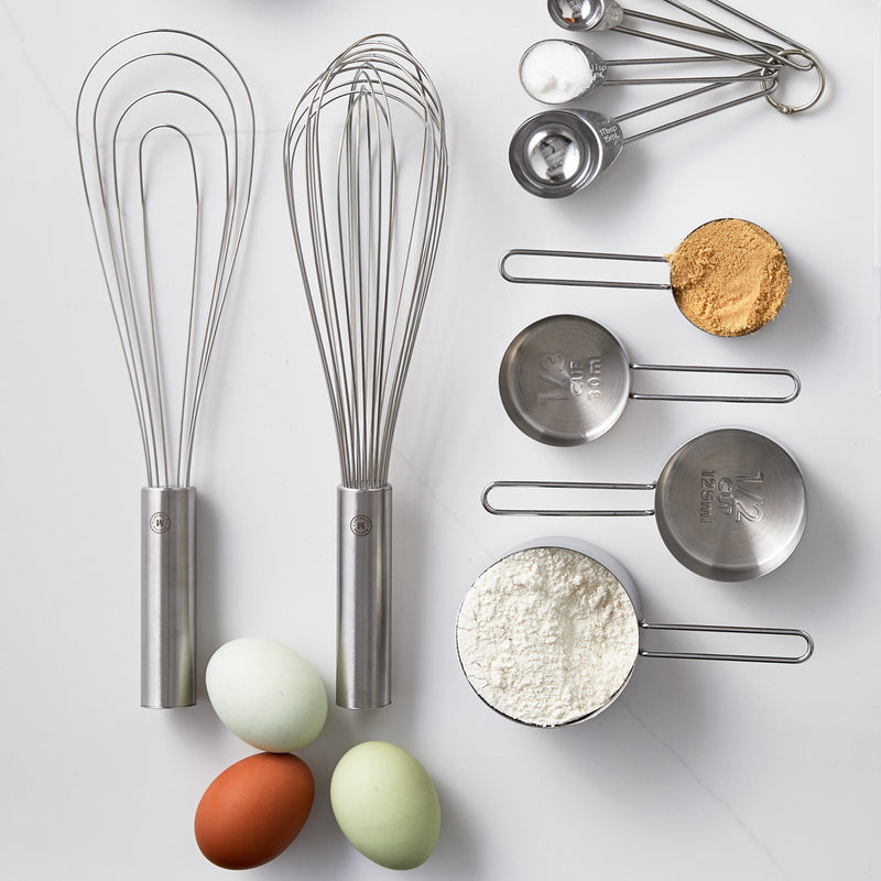 Martha Stewart Richburn 2pc 12" Stainless Steel Balloon Whisk & Flat Whisk Set - Tie Card