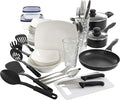 Gibson Home All U Need 45pc Dinnerware Combo Set - Gift Box Gift Box