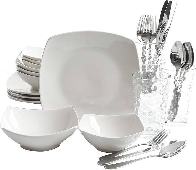 Gibson Home All U Need 45pc Dinnerware Combo Set - Gift Box Gift Box