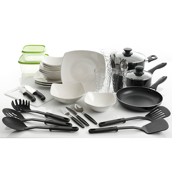 Gibson Home 45pc Dinnerware Combo Set - Factory Remailer