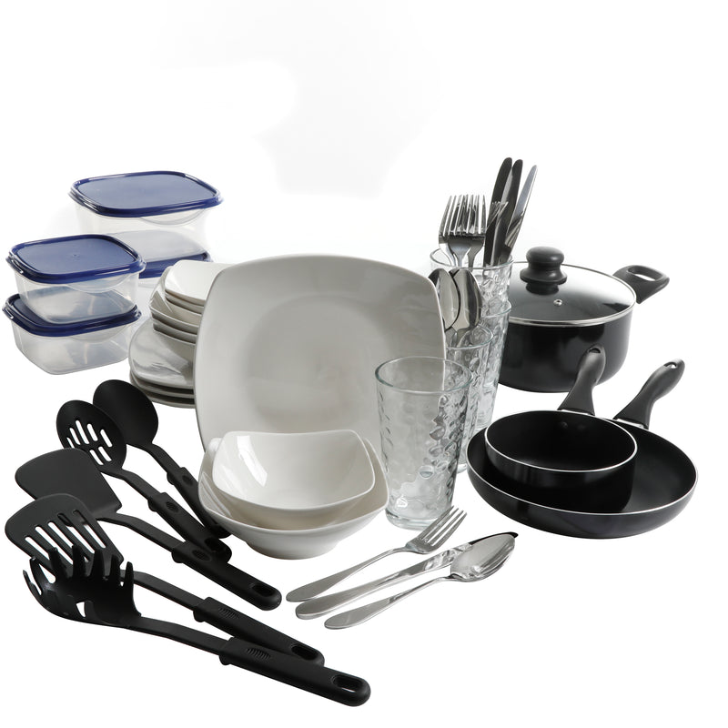 Gibson Home 45pc Dinnerware Combo Set - Factory Remailer