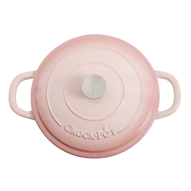 Crock-Pot Artisan 7qt Enamel Cast Iron Dutch Oven w/ Lid - Color Sleeve w/ Remailer