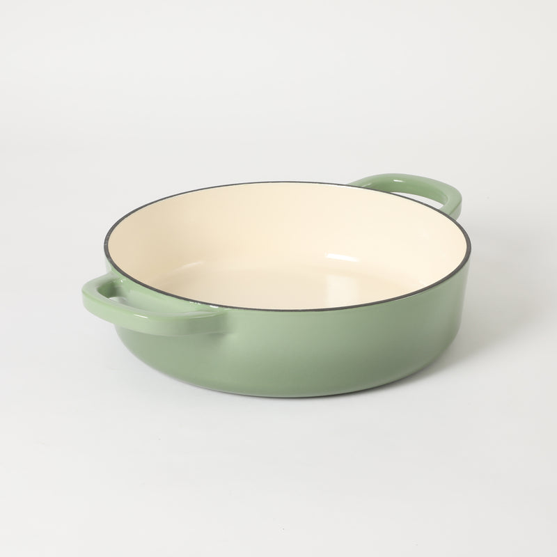 Crock-Pot Artisan 5qt Enamel Cast Iron Braiser Pan w/ Lid - Round - Color Sleeve w/ Remailer