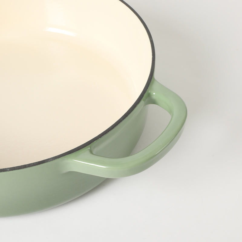Crock-Pot Artisan 5qt Enamel Cast Iron Braiser Pan w/ Lid - Round - Color Sleeve w/ Remailer