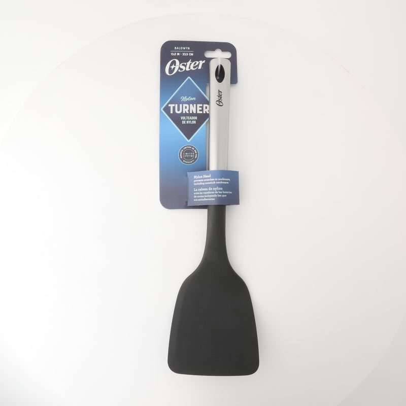 Oster Baldwyn Nylon Turner - Stainless Steel Handle - Tie Card