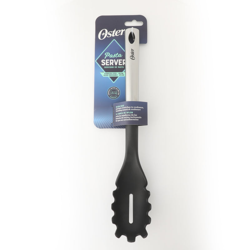 Oster Baldwyn - Stainless Steel Spaghetti Server - Nylon Head - Tie Card