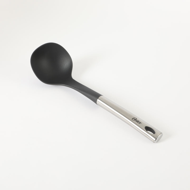 Oster Baldwyn Nylon Ladle - Stainless Steel Handle - Tie Card