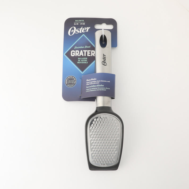 Oster Baldwyn - Stainless Steel Grater - Tie Card