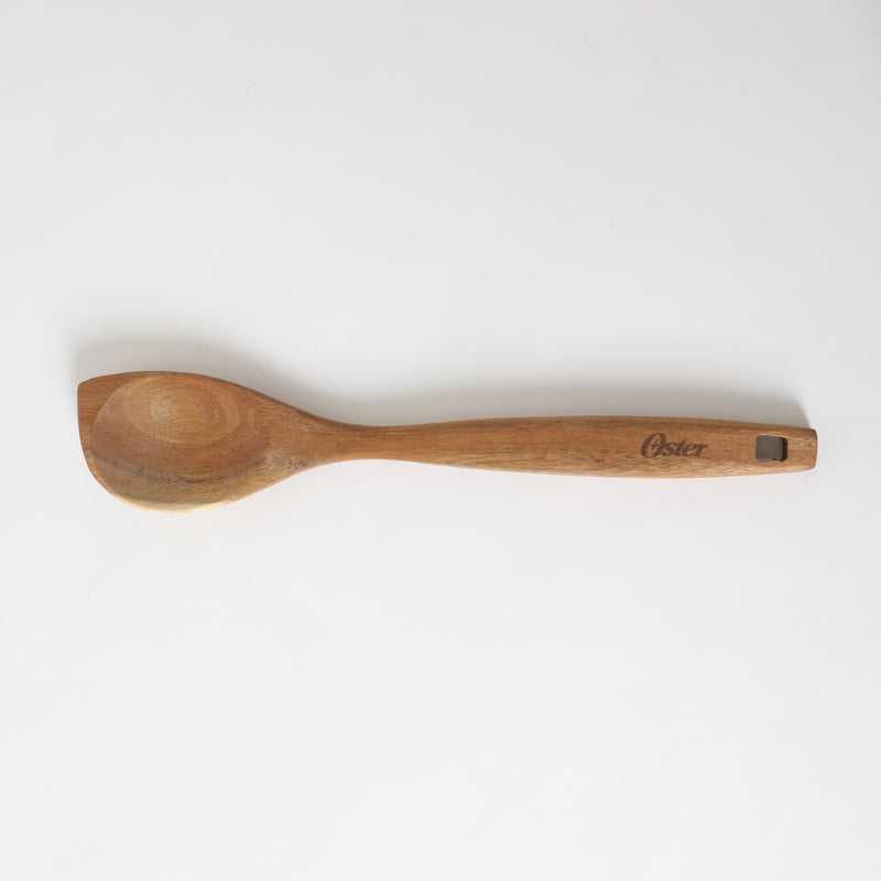 Oster Ingram Acacia Wood Serving Spoon - Tie Card
