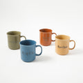 Gibson Home Thoughtful Morning 26oz Cup - 4 Assorted Designs - Solid Color - Stoneware - Open Stock