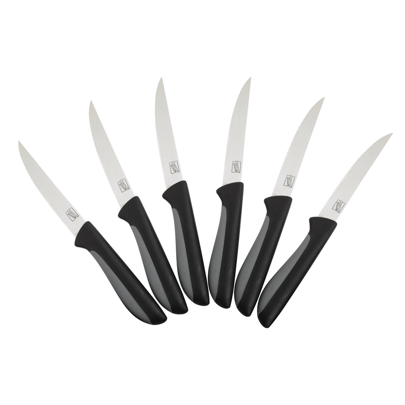 Gibson Home Dorian 14 pc Stainless Steel Cutlery  Set w/ Wood Block - Gift Box