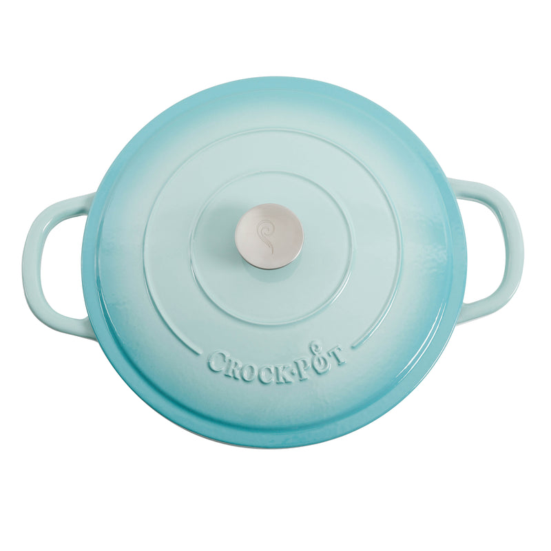 Crock-Pot Artisan 5qt Enamel Cast Iron Dutch Oven w/ Lid - Color Sleeve w/ Remailer