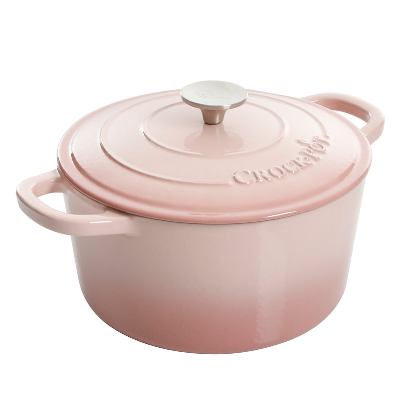 Crock-Pot Artisan 5qt Enamel Cast Iron Dutch Oven w/ Lid - Color Sleeve w/ Remailer