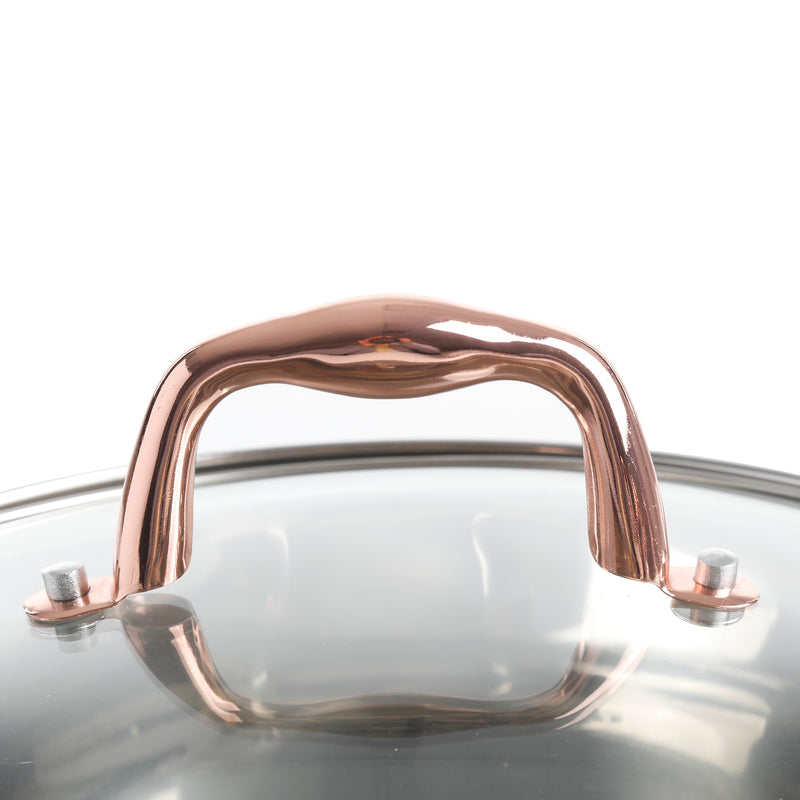 Gibson Home Bransonville 8pc Stainless Steel Belly Shape Cookware Set - Gift Box