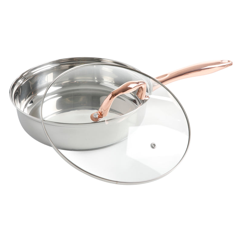 Gibson Home Bransonville 8pc Stainless Steel Belly Shape Cookware Set - Gift Box