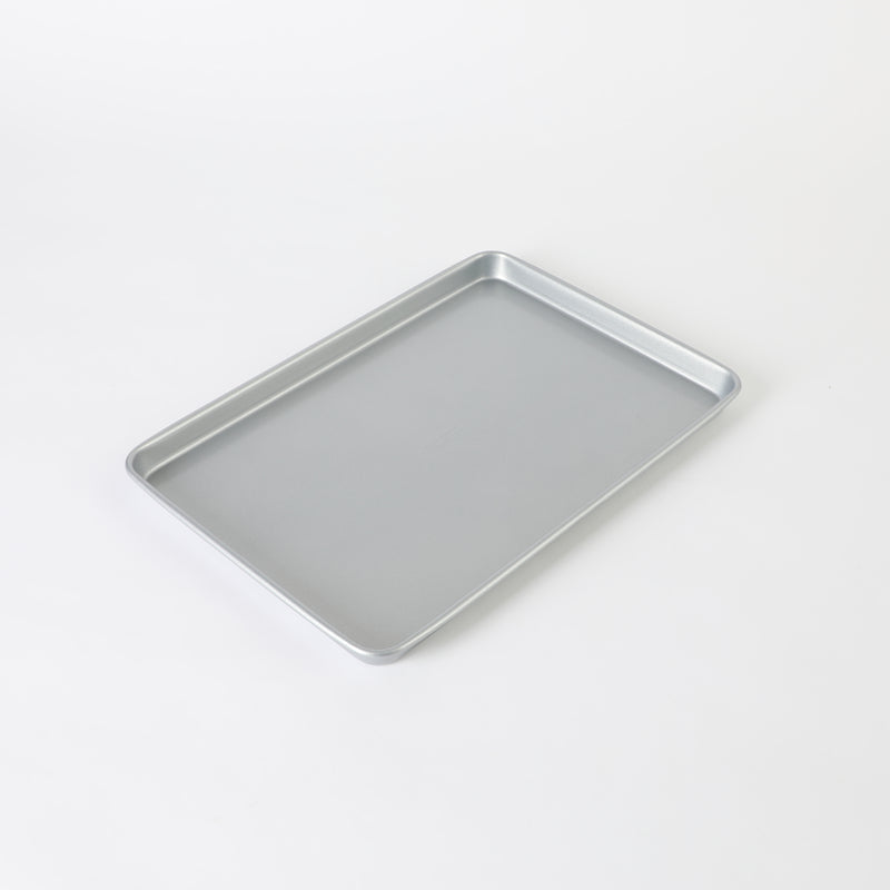 Martha Stewart Everyday Bakeaway 15" Carbon Steel Cookie Sheet - Silver - Nonstick Interior - Color Label