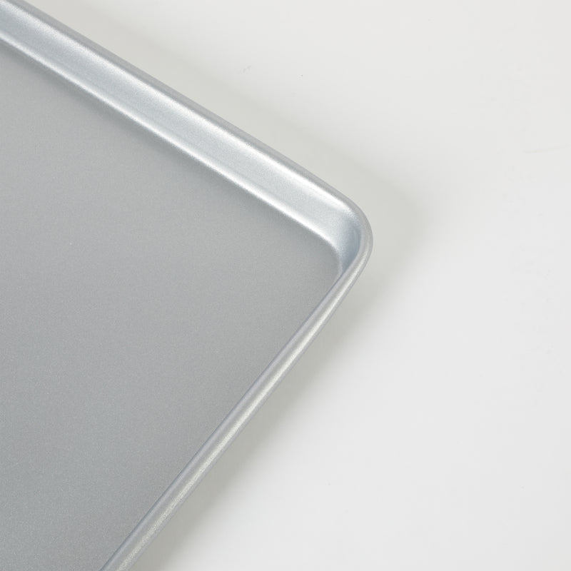 Martha Stewart Everyday Bakeaway 15" Carbon Steel Cookie Sheet - Silver - Nonstick Interior - Color Label