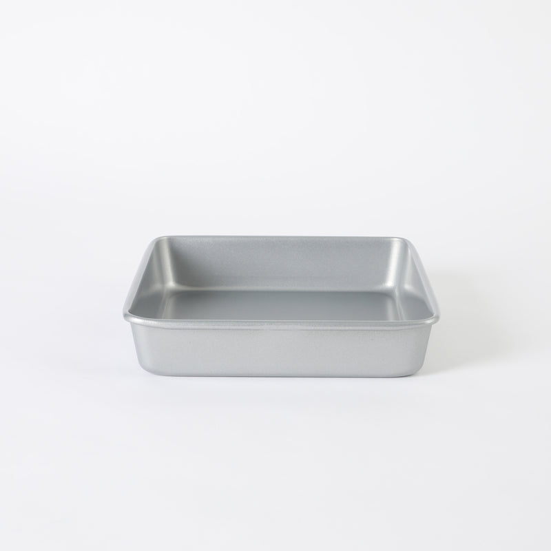 Martha Stewart Everyday Bakeaway 9" Carbon Steel Bake Pan - Silver - Square - Nonstick Interior - Color Label