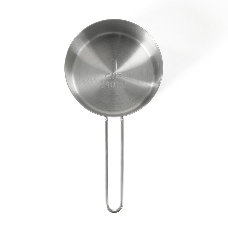 Martha Stewart Richburn 4pc Stainless Steel Measuring Cups - Matte Finish - Tie Card