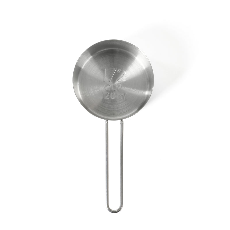 Martha Stewart Richburn 4pc Stainless Steel Measuring Cups - Matte Finish - Tie Card