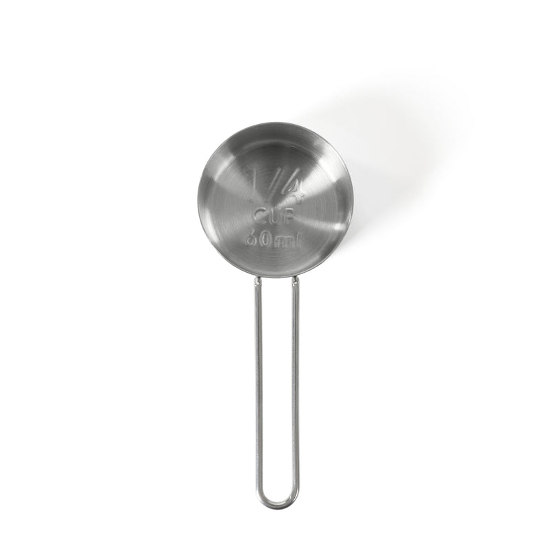 Martha Stewart Richburn 4pc Stainless Steel Measuring Cups - Matte Finish - Tie Card