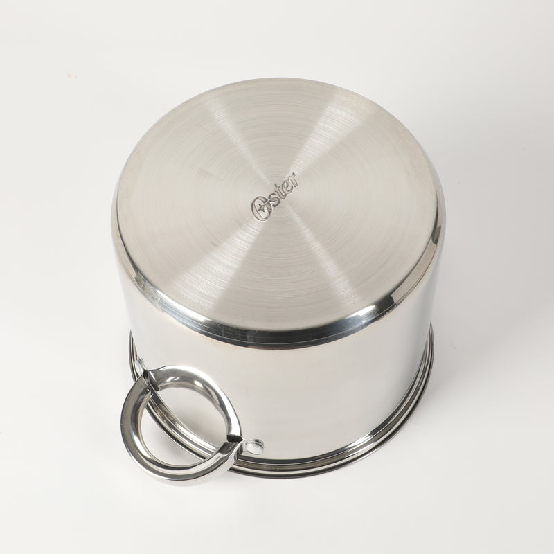 Oster Sangerfield 5qt Stainless Steel Pasta Pot Set w/ Steamer, Basket, & Lid - Gift Box
