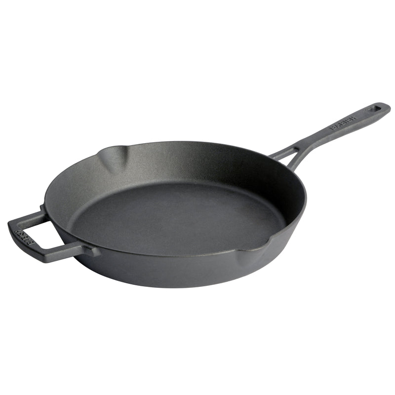 Babish 12" Preseason Cast Iron Skillet - Color Sleeve w/ Remailer