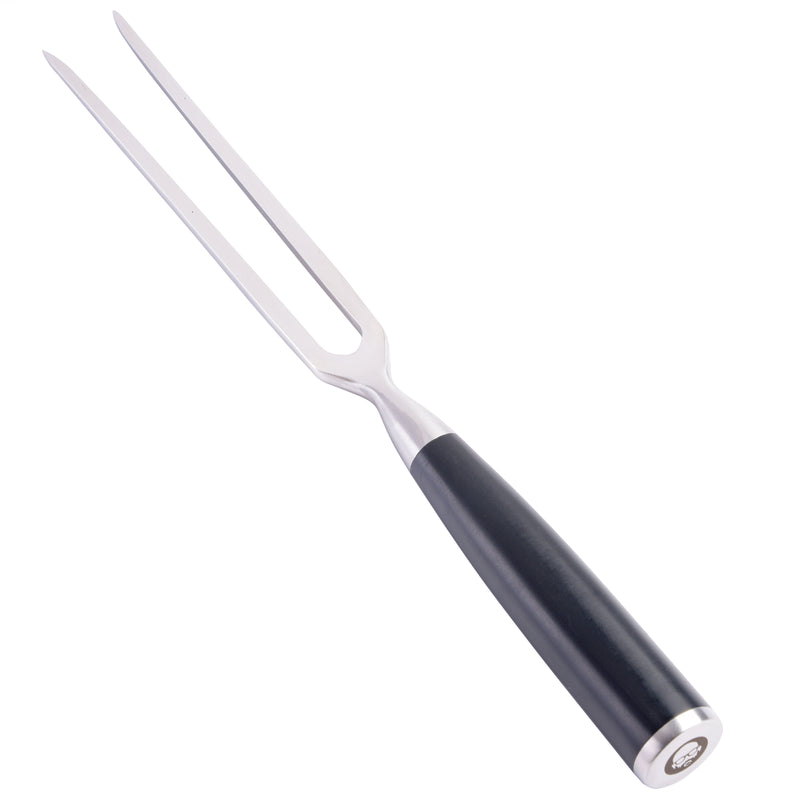 Babish 6.5" German Steel Carving Fork - ABS Handle - Stainless Steel - Gift Box w/ Remailer