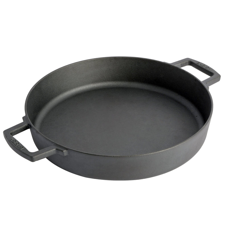 Babish 13" Preseason Cast Iron Everyday Pan - Color Sleeve w/ Remailer