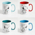 Peanuts Freckled Joy 17oz Mug - 4 Assorted Designs - Decorated - Stoneware - Open Stock w/ Hang Tag
