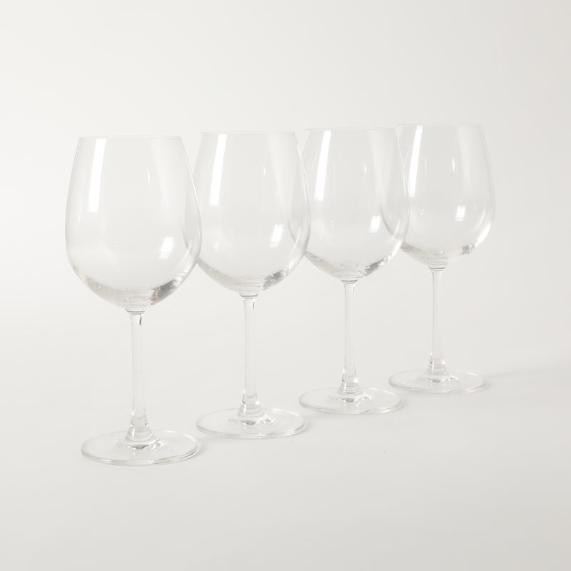 Martha Stewart Vivica 4pc 20oz Stemmed Red Wine Glass Set - Clear - Open Window Gift Box