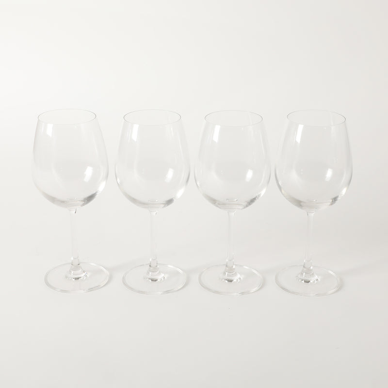 Martha Stewart Vivica 4pc 20oz Stemmed Red Wine Glass Set - Clear - Open Window Gift Box