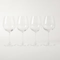 Martha Stewart Vivica 4pc 20oz Stemmed Red Wine Glass Set - Clear - Open Window Gift Box