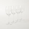 Martha Stewart Vivica 4pc 14oz Stemmed White Wine Glass Set - Clear - Open Window Gift Box