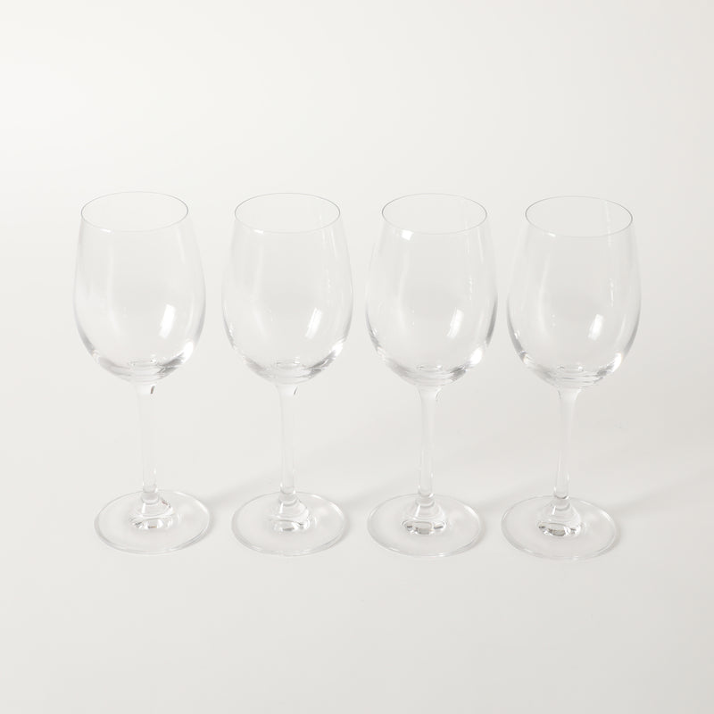 Martha Stewart Vivica 4pc 14oz Stemmed White Wine Glass Set - Clear - Open Window Gift Box