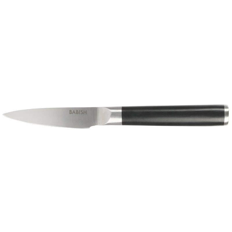 Babish 3.5" German Steel Paring Knife - ABS Handle - Stainless Steel - Gift Box w/ Remailer