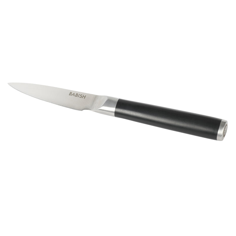 Babish 3.5" German Steel Paring Knife - ABS Handle - Stainless Steel - Gift Box w/ Remailer