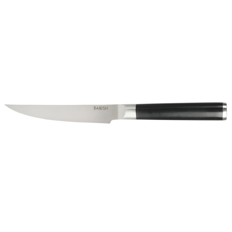 Babish 4pc Stainless Steel Steak Knife Set - ABS Handle - Gift Box w/ Remailer