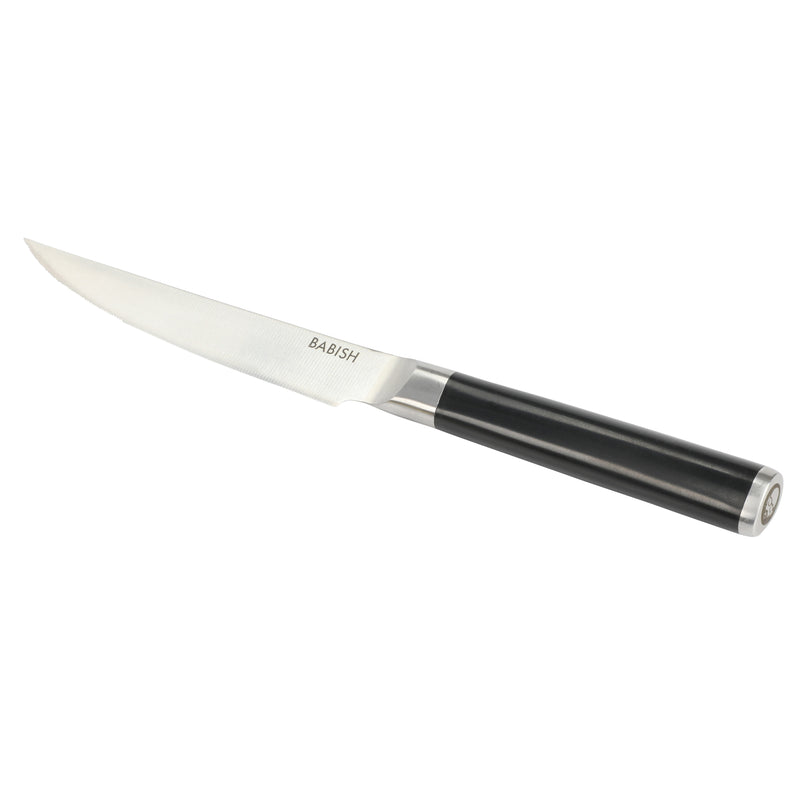 Babish 4pc Stainless Steel Steak Knife Set - ABS Handle - Gift Box w/ Remailer