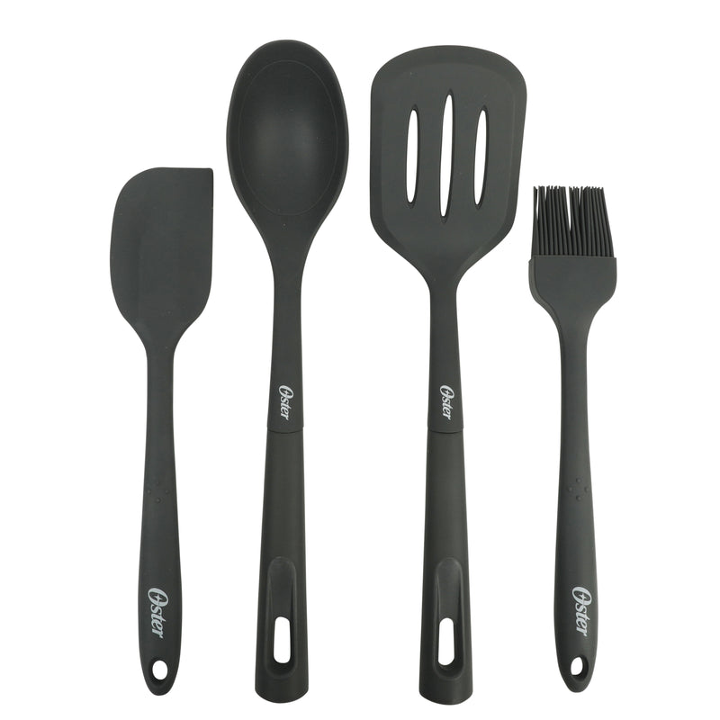 Oster Rooney 12pc Cast Aluminum Cookware Set - Linen Ceramic Interior - Induction - Soft Touch Handle - Gift Box