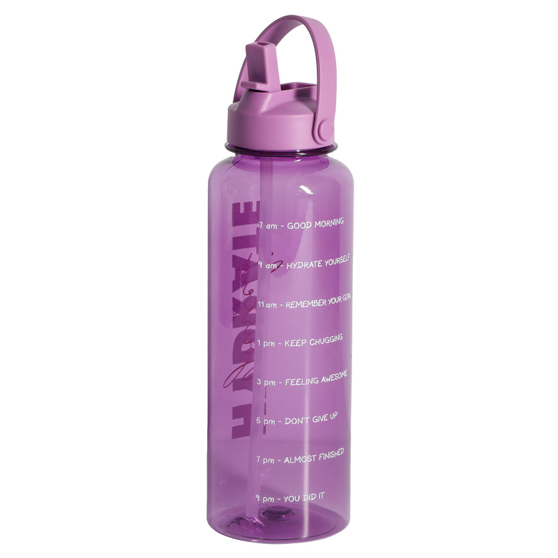 Gibson Home Breuer 50oz Water Bottle w/ AS Lid & Handle - 2 Assorted Colors - Clear - Tritan / AS Plastic - Open Stock